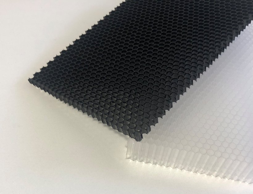Transparent PC Honeycomb Decoration Panel-524