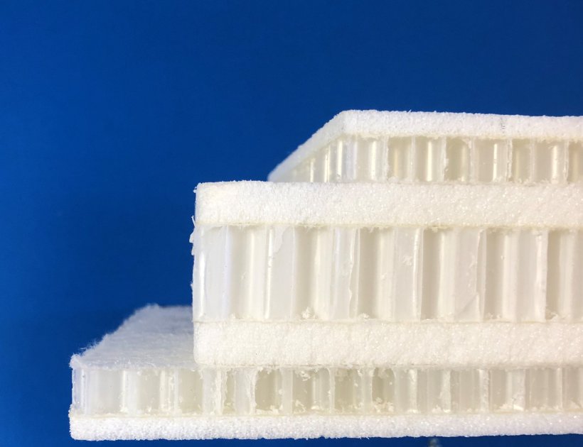 Lightweight plastic Honeycomb panel for outdoor roof tent-668