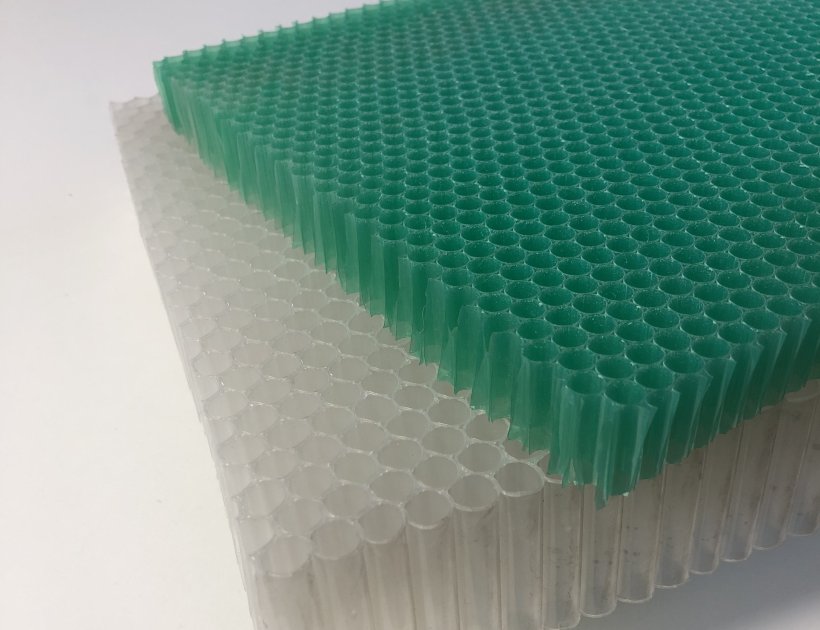 PP Honeycomb panel activated carbon holder for purifying-682